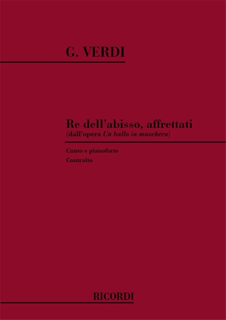 Un Ballo In Maschera: Re Dell'Abisso, Affrettati